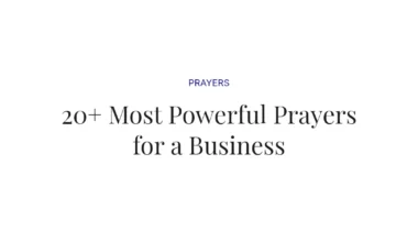 20+ Most Powerful Prayers for a Business