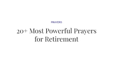 20+ Most Powerful Prayers for Retirement