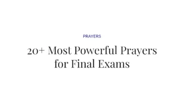 20+ Most Powerful Prayers for Final Exams