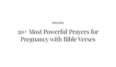 20+ Most Powerful Prayers for Pregnancy with Bible Verses