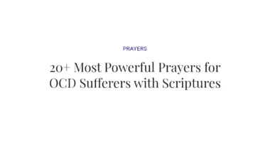 20+ Most Powerful Prayers for OCD Sufferers with Scriptures