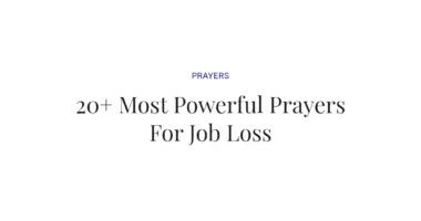 20+ Most Powerful Prayers For Job Loss