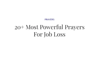 20+ Most Powerful Prayers For Job Loss