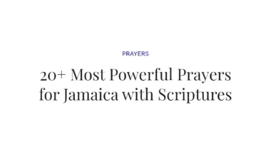 20+ Most Powerful Prayers for Jamaica with Scriptures