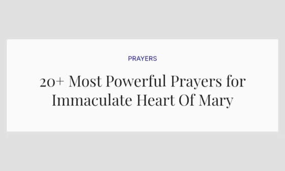 20+ Most Powerful Prayers for Immaculate Heart Of Mary