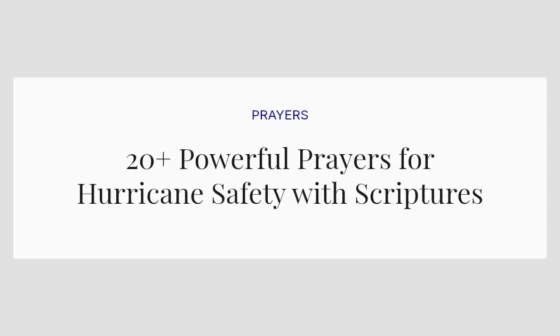 20+ Powerful Prayers for Hurricane Safety with Scriptures
