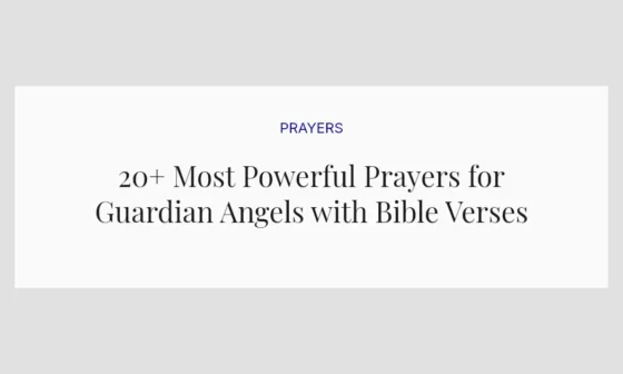 20+ Most Powerful Prayers for Guardian Angels with Bible Verses