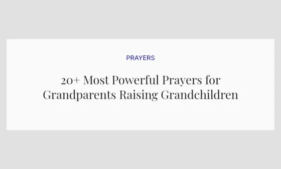 20+ Most Powerful Prayers for Grandparents Raising Grandchildren