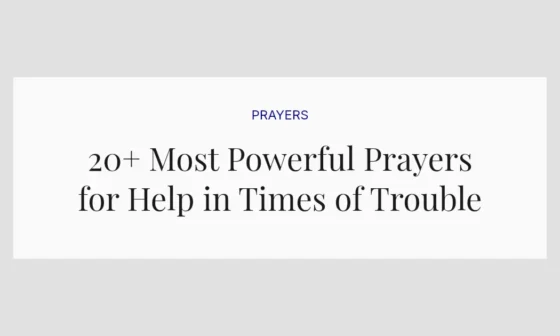 20+ Most Powerful Prayers for Help in Times of Trouble