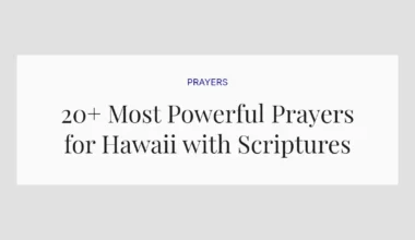 20+ Most Powerful Prayers for Hawaii with Scriptures