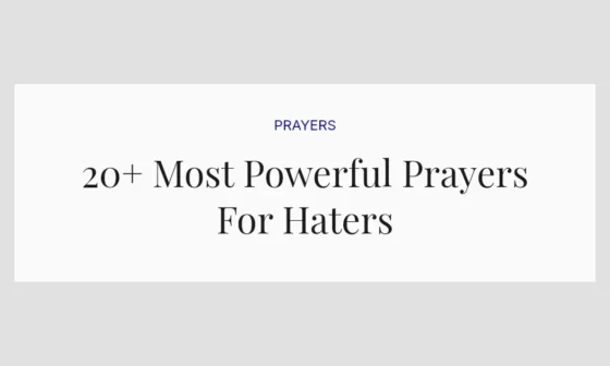 20+ Most Powerful Prayers For Haters