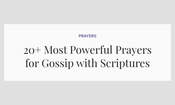 20+ Most Powerful Prayers for Gossip with Scriptures