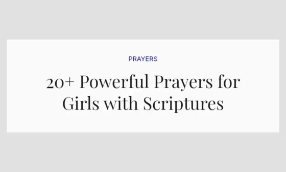 20+ Powerful Prayers for Girls with Scriptures