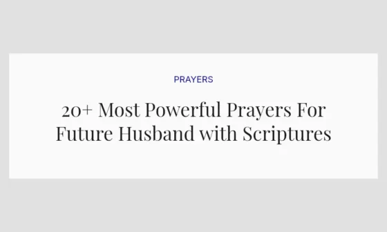 20+ Most Powerful Prayers For Future Husband with Scriptures