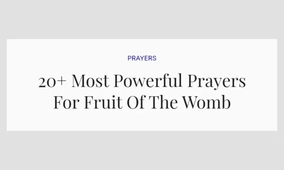20+ Most Powerful Prayers For Fruit Of The Womb