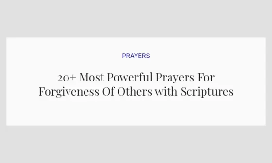 20+ Most Powerful Prayers For Forgiveness Of Others with Scriptures