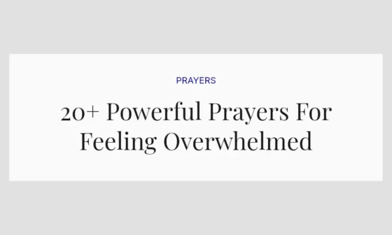 20+ Powerful Prayers For Feeling Overwhelmed