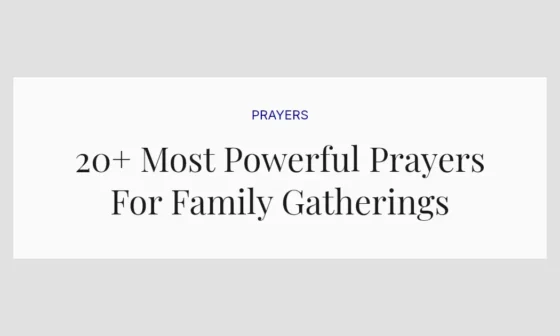 20+ Most Powerful Prayers For Family Gatherings
