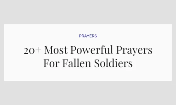 20+ Most Powerful Prayers For Fallen Soldiers