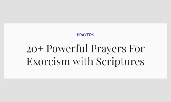 20+ Powerful Prayers For Exorcism with Scriptures