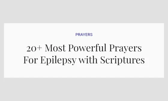 20+ Most Powerful Prayers For Epilepsy with Scriptures