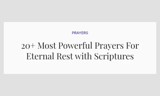 20+ Most Powerful Prayers For Eternal Rest with Scriptures