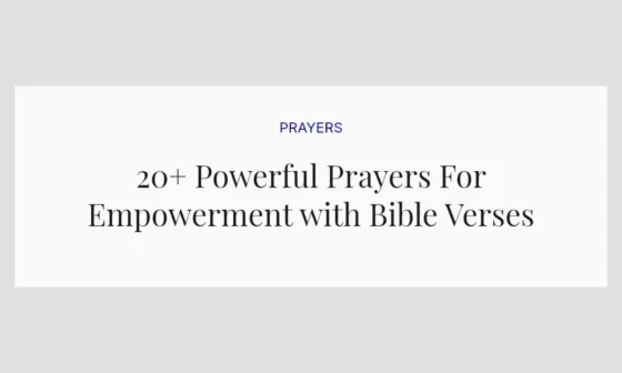 20+ Powerful Prayers For Empowerment with Bible Verses
