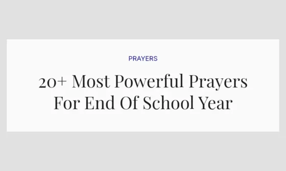 20+ Most Powerful Prayers For End Of School Year