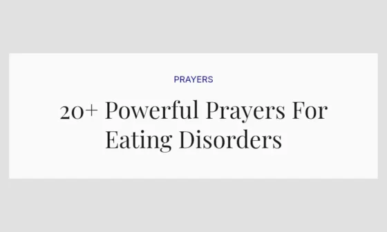 20+ Powerful Prayers For Eating Disorders