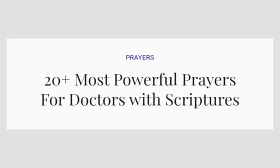 20+ Most Powerful Prayers For Doctors with Scriptures