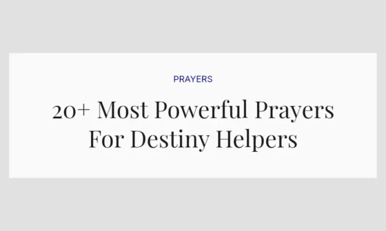 20+ Most Powerful Prayers For Destiny Helpers