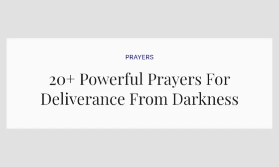 20+ Powerful Prayers For Deliverance From Darkness