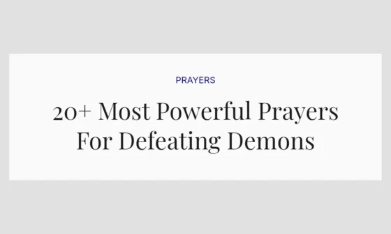 20+ Most Powerful Prayers For Defeating Demons