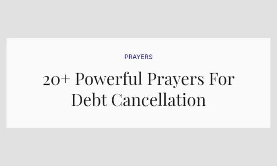 20+ Powerful Prayers For Debt Cancellation