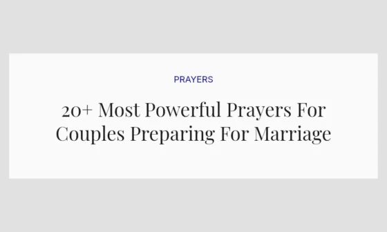 20+ Most Powerful Prayers For Couples Preparing For Marriage