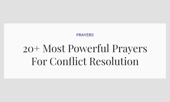 20+ Most Powerful Prayers For Conflict Resolution