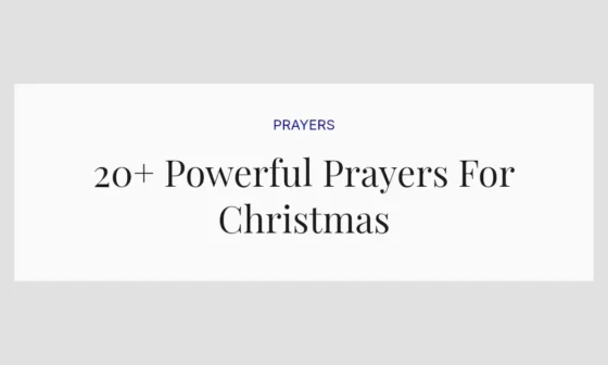 20+ Powerful Prayers For Christmas