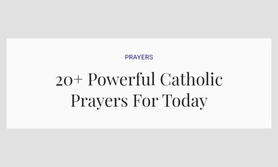 20+ Powerful Catholic Prayers For Today