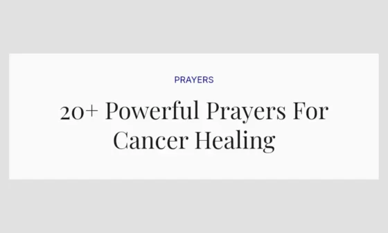 20+ Powerful Prayers For Cancer Healing