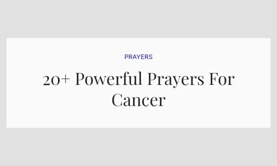 20+ Powerful Prayers For Cancer