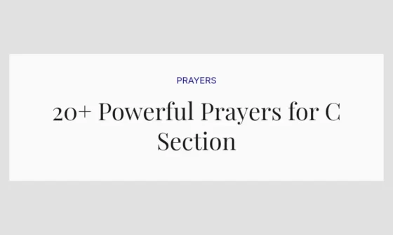 20+ Powerful Prayers for C Section