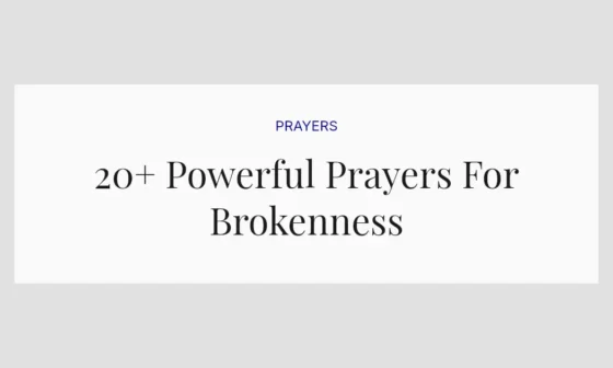 20+ Powerful Prayers For Brokenness