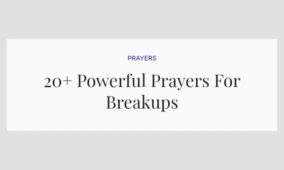20+ Powerful Prayers For Breakups