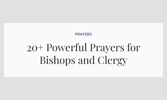 20+ Powerful Prayers for Bishops and Clergy