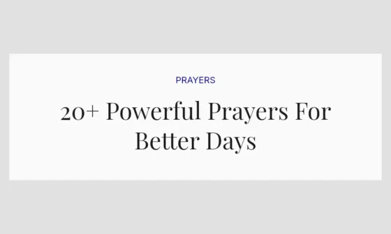 20+ Powerful Prayers For Better Days