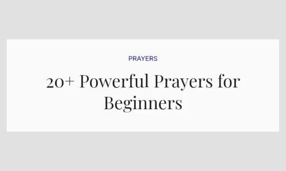 20+ Powerful Prayers for Beginners