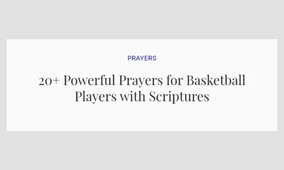 20+ Powerful Prayers for Basketball Players with Scriptures