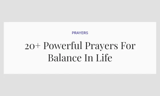 20+ Powerful Prayers For Balance In Life