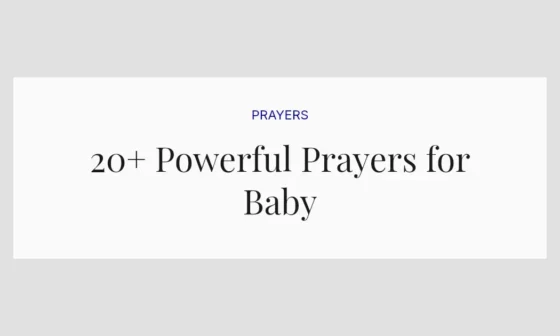 20+ Powerful Prayers for Baby