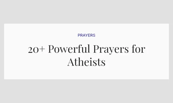 20+ Powerful Prayers for Atheists